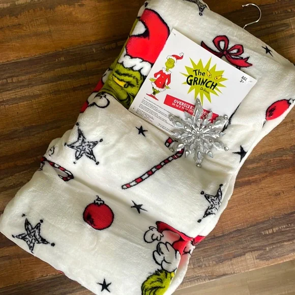 Grinch Throw Oversized LAST ONE - Picture 1 of 7